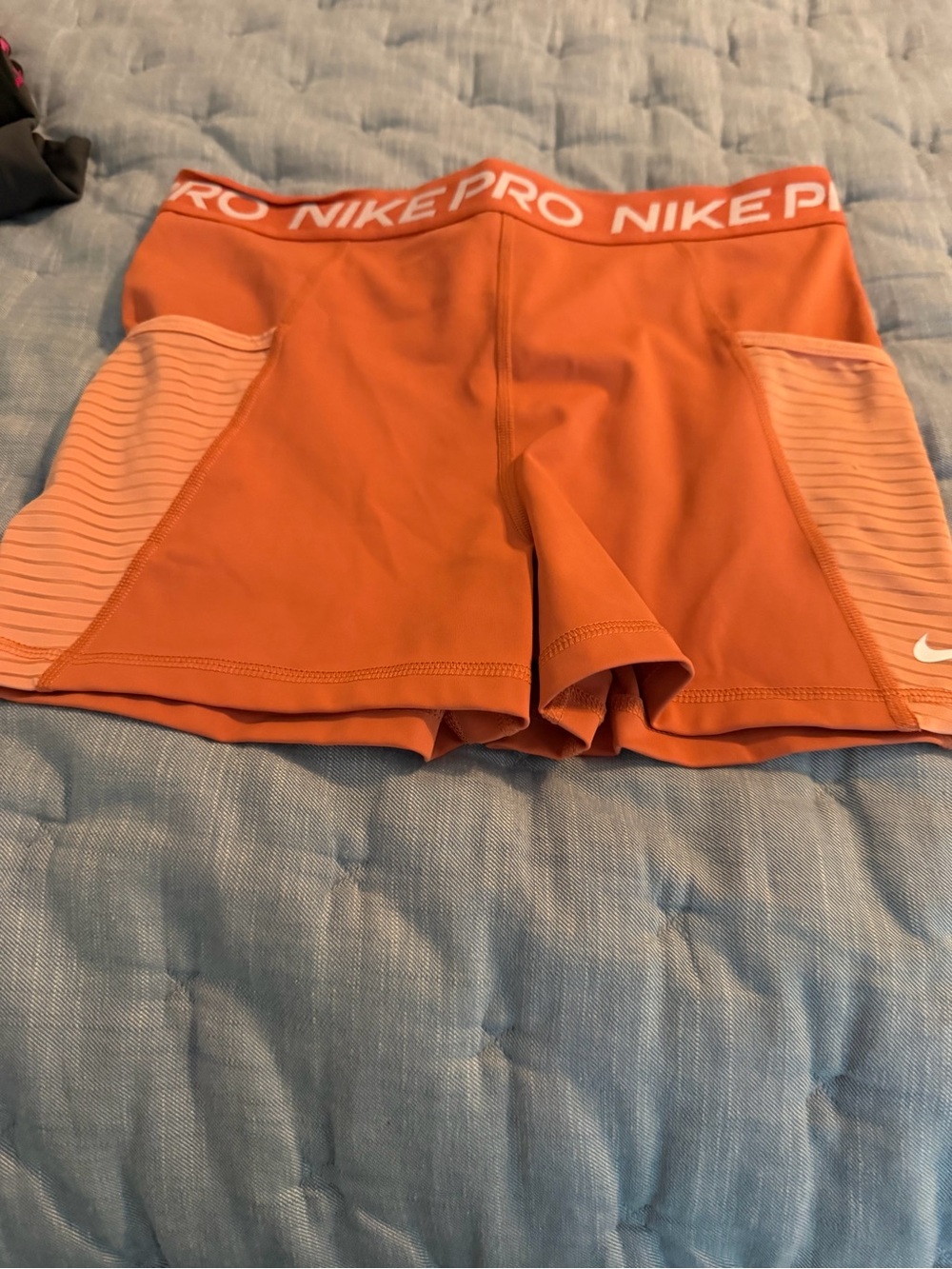 Nike Orange Performance Training Shorts